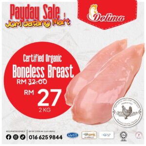 [LIMITED TIME COMBO] ORGANIC Boneless Breast (2 Kg)
