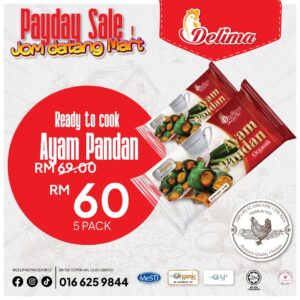 [LIMITED TIME COMBO] ORGANIC Ayam Pandan (5 Pack)