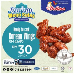 [LIMITED TIME COMBO] ORGANIC Korean Wings (2 Pack)